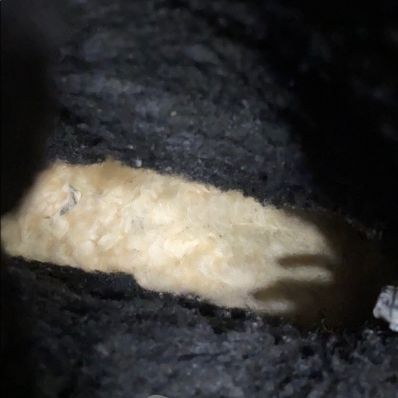 BEARPAW Black Silver Shiny Boots Size 8 - Picture 6 of 10